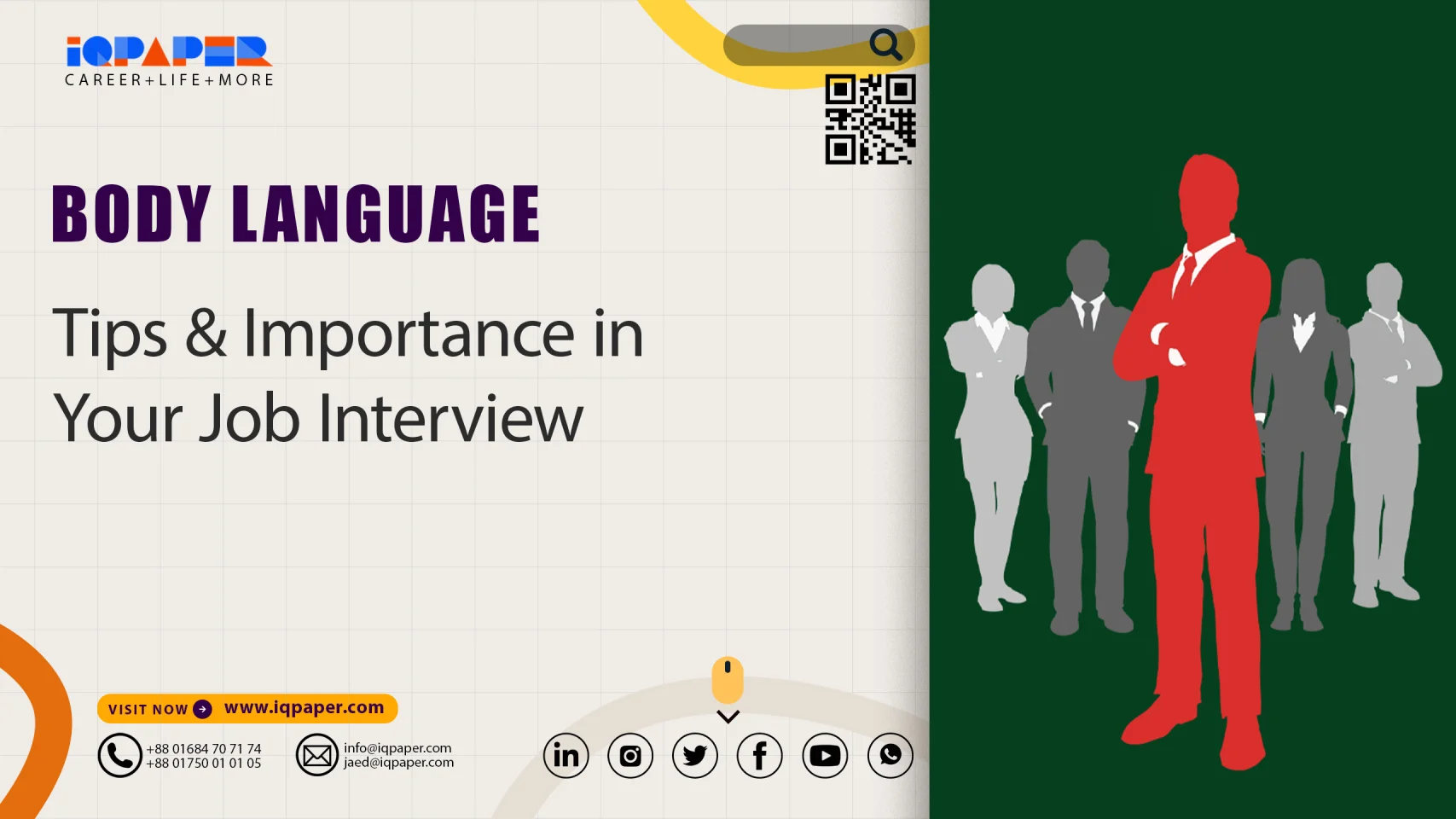 Body Language Tips & It's Importance in Your Job Interview - IQPaper